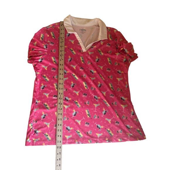 Vibrant Pink Patterned Women's Skort - Picture 10 of 15